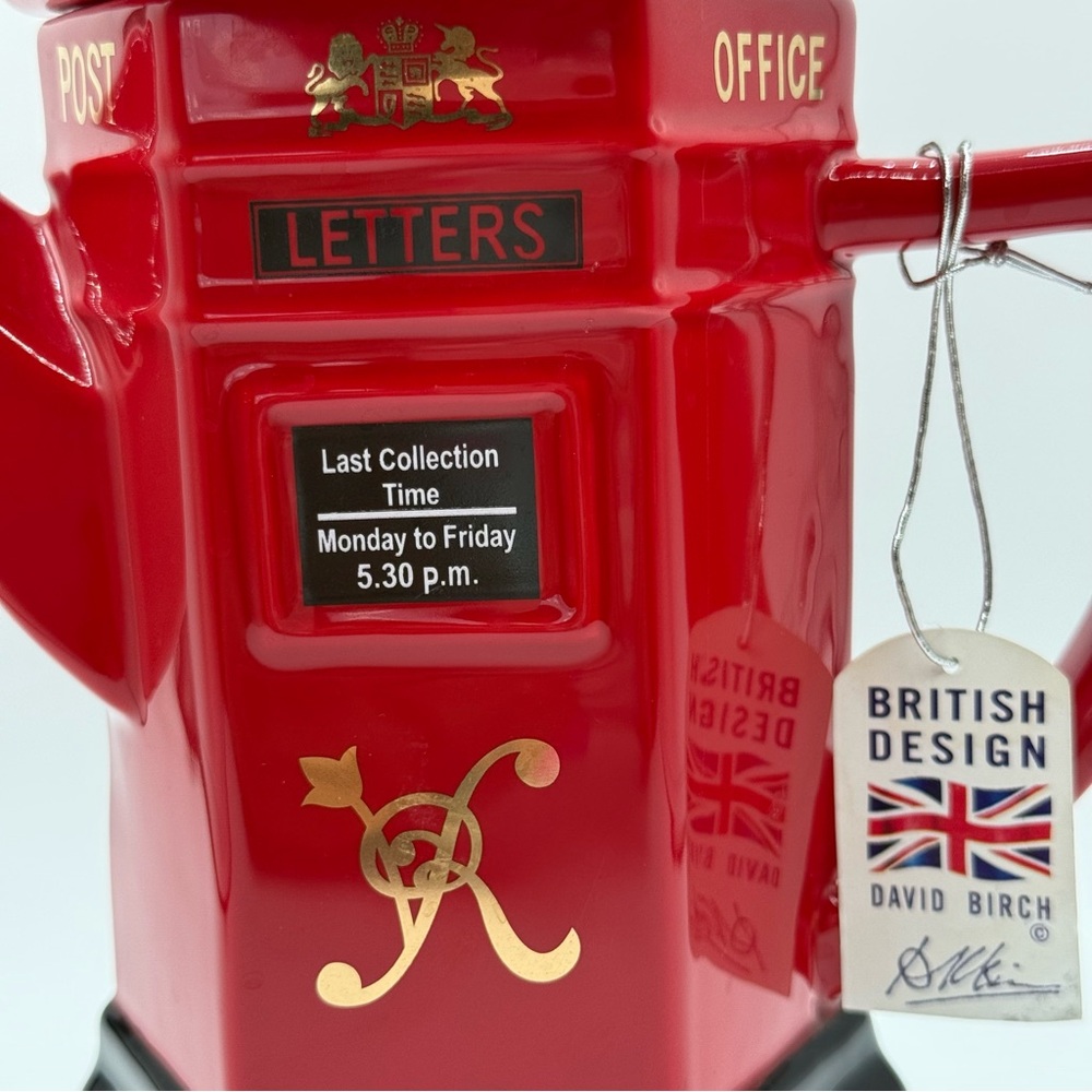 London Pottery Tourist Teapot With Lid "post Box" Memories of London Collection - Picture 3 of 16